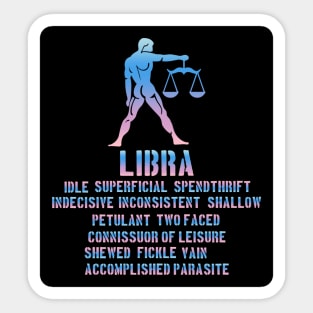 Other Side Of The Zodiac – libra Sticker